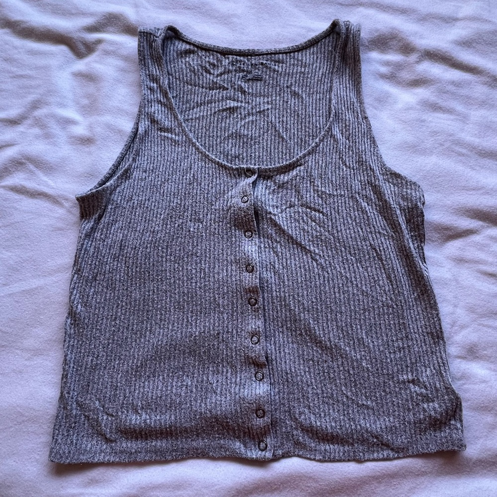 Gray tank American eagle